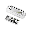 Deko-Light Luminaria de pared para exteriores CAN OUTDOOR UP & DOWN Arriba-Abajo, de 2 llamas, cilíndrico, rígido GU10 IP65, blanco