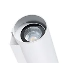 Deko-Light Luminaria de pared para exteriores CAN OUTDOOR UP & DOWN Arriba-Abajo, de 2 llamas, cilíndrico, rígido GU10 IP65, blanco