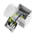 Deko-Light facade spotlight ACHERNAR DOWN 1 flame, cylindrical, with lamp socket GU10 IP65, white