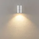 Deko-Light facade spotlight ACHERNAR DOWN 1 flame, cylindrical, with lamp socket GU10 IP65, white