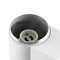 Deko-Light facade spotlight ACHERNAR DOWN 1 flame, cylindrical, with lamp socket GU10 IP65, white