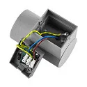 Deko-Light Foco para fachadas ACHERNAR DOWN de 1 llama, cilíndrico, con portalámpara GU10 IP65, gris claro