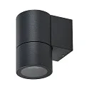 Foco para fachadas ACHERNAR DOWN de 1 llama, cilíndrico, con portalámpara GU10 IP65, plomo oscuro