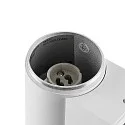 Deko-Light facade spotlight ACHERNAR UP & DOWN 2 flames, cylindrical, with lamp socket GU10 IP65, white