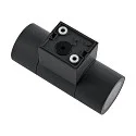 Deko-Light Foco para fachadas ACHERNAR UP & DOWN de 2 llamas, cilíndrico, con portalámpara GU10 IP65, plomo oscuro