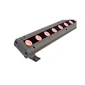 Deko-Light Luces de lavado de pared (wallwasher) CAPH LED radiación simétrica IP65, plomo oscuro, claro, transparente regulable
