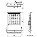 Deko-Light Luz de inundación ATIK 240 giratorio IP65/IP44, negro