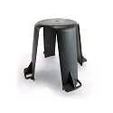 Safety spacer for recessed ceiling luminaires
