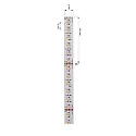 Deko-Light Flexible LED strip, 192 LED / m (SMD 3535), 24V, 96W RGBWW, (RGB+3000K) 4200lm 110°, dimmable, 500cm