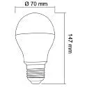 Deko-Light Bombilla LED inteligente WIFI RF-SMART E27 12W 1100lm 2700-6500K 220° CRI 80 regulable