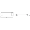 Deko-Light Unidad alimentadora BASIC Q8H-24-40W constante de voltaje, gris, negro