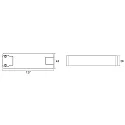 Deko-Light Alimentador LED BASIC CC V8-40-500mA/40W corriente constante, plomo oscuro, negro
