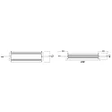 Deko-Light Controlador de LED IP DIM CV 24V constante de voltaje, regulable, plata