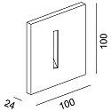 Deko-Light Recubrimiento LIGHT BASE COB LED OUTDOOR, blanco