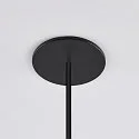 Deko-Light Adaptador para luminarias colgantes Ø DA 68MM / RECESSED redondo, versión incorporada, negro intenso