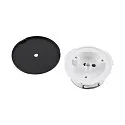 Deko-Light Adaptador para luminarias colgantes Ø DA 68MM / RECESSED redondo, versión incorporada, negro intenso