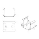 Deko-Light Abrazadera de montaje SANOTRUNK UNIVERSAL REGENT ICE juego de 2, plata