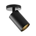 Deko-Light Carcasa de montaje en superficie CAN MIX'N MATCH 1/2 - SPOT HEAD (CEILING / 3PHASE) cilíndrico, rígido, mecánico, negro