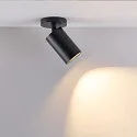 Deko-Light Carcasa de montaje en superficie CAN MIX'N MATCH 1/2 - SPOT HEAD (CEILING / 3PHASE) cilíndrico, rígido, mecánico, negro
