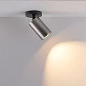 Deko-Light Carcasa de montaje en superficie CAN MIX'N MATCH 1/2 - SPOT HEAD (CEILING / 3PHASE) cilíndrico, rígido, mecánico, antracita