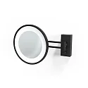 Espejo con iluminación BS 36 LED 3 veces IP 44, negro mate 
