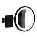 Espejo con iluminación BS 40 LED 5 veces IP 44, negro mate 
