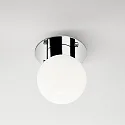 Luminaria de techo GLOBE 20 E27 IP44, cromo 