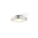 Luminaria de techo CUT 18 N LED IP 44, níquel satinado regulable