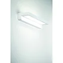 Decor Walther Luminaria de pared FORM 34 LED IP44, blanco mate regulable