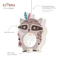 Elobra Luminaria colgante LITTLE INDIANS ,,WASCHBÄR OSKAR