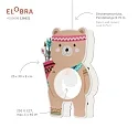 Elobra Luminaria colgante LITTLE INDIANS ,,BÄR BJØRN