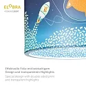 Elobra Luminaria colgante LITTLE ASTRONAUTS ,,SPACE MISSION