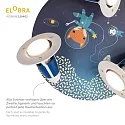 Elobra Luminaria de techo LITTLE ASTRONAUTS ,,SPACE MISSION