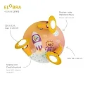 Elobra Luminaria de techo LITTLE ASTRONAUTS ,,SPACE MISSION