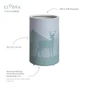 Elobra Luminaria de mesa SCANDI ,,SAVANNE