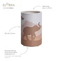 Elobra Luminaria de mesa SCANDI ,,SAVANNE