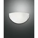 Luminaria de pared FOX semicircular E27 IP20, níquel satinado regulable