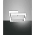 Luminaria de techo BARD 15X15 pequeño, simple, controlable por voz, incl. Smartluce IP20, satinado, blanco regulable