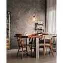 Pendant luminaire ELA, E27, 1x 60W, IP20, amber