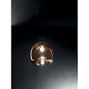 Fabas Luce Pendant luminaire MAIA, E27, 1x 60W, IP20, amber