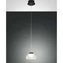 Luminaria colgante ARABELLA corto IP20, negro, blanco regulable
