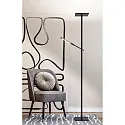 Luz de inundación de techo IDEAL angular, con punto LED, ajustable, con regulador táctil IP20, regulable