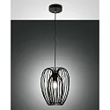 Luminaria colgante CAMP de 1 llama E27 IP20, negro