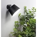 Fabas Luce Luminaria con batería ARMANDA IP54, negro regulable