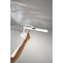 Fabas Luce desk lamp BEBA CCT Switch, adjustable, with touch dimmer IP20, silver matt dimmable