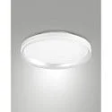 Luminaria de techo ISY Ø 35CM CCT Switch, con anillo decorativo, con espaciador IP20, blanco regulable