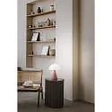 Fabas Luce Luminaria de mesa BLIP CCT Switch, con enchufe IP20, rojo ladrillo regulable