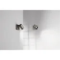 Fabas Luce Luminaria para leer FLORES de 1 llama, con interruptor GU10 IP20, gris, gunmetal regulable