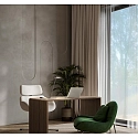 Fabas Luce Luminaria de escritorio ZERMATT CCT Switch, ajustable, con regulador táctil IP20, gris, titán regulable