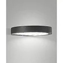 Fabas Luce Lámpara solar de pared PALMER con sensor IP54, plomo oscuro